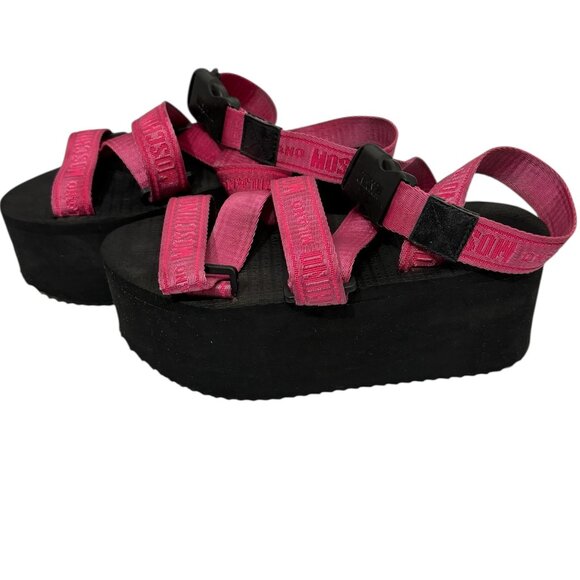 Moshino Strap Platform Sandals - Picture 3 of 7